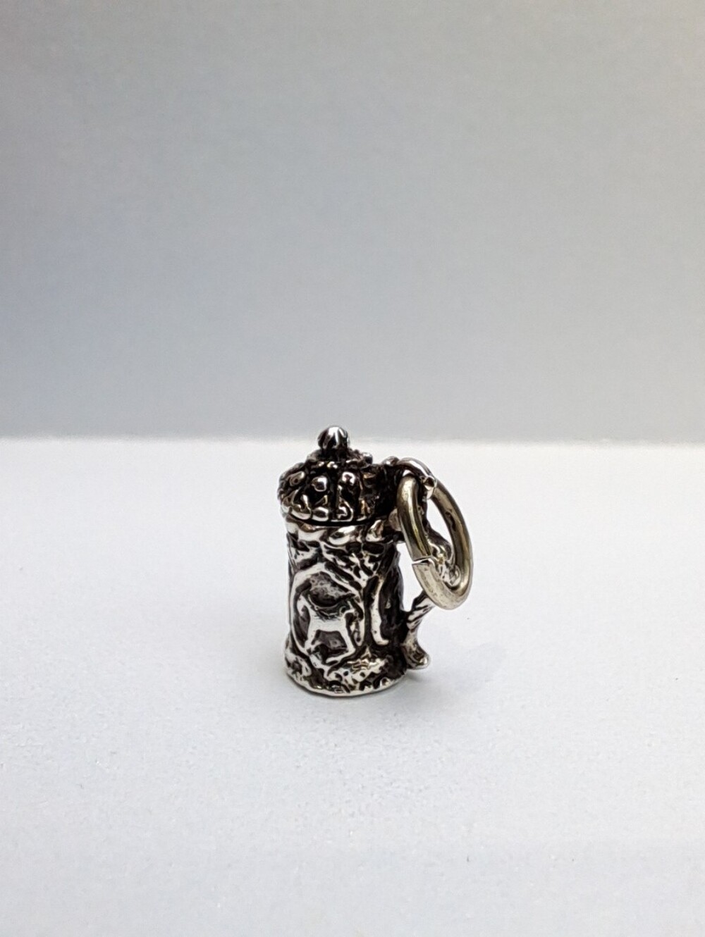 Sterling Silver Stein Beer Vintage BEAU Charm